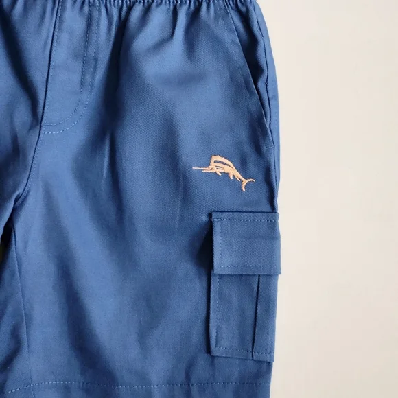 Tommy Bahama Boys Set 3-pieces Button Down Shirt Graphic T-Shirt & Shorts Size 4 - Picture 12 of 16